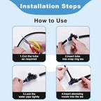 ERRULAN Commercial Misting Water Cooling System, Adjustable Water Flow Spray Kit for Restaurant, Bar, Café & Outdoor Seating, Heat Relief Cooling System - Image 7