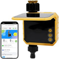 WiFi Water Timer, Smart Solar Irrigation Controller, Programmable Sprinkler Timer with Rain Delay & Manual Override, for Garden, Lawn & Yard Drip System by Oubit