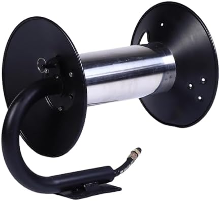 Generic Pressure Washer Hose Reel, 164FT 4000 PSI Heavy Duty Manual Crank Hose Reel with 3/8in Connector, Ideal for Wall, Floor, Truck Mounted Power Washer - Image 3