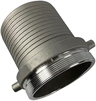 6" IN X 100' Feet Agricultural PVC Lay Flat Discharge Pump Hose Threaded Camlock - Image 4