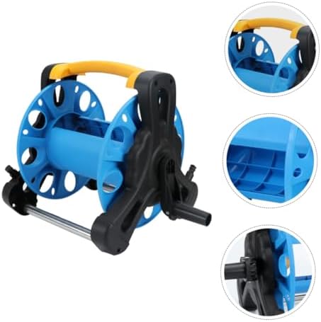 Levemolo Freestanding Garden Hose Storage Reel Heavy Duty Hose Holder for Outdoor Use Smooth Design Versatile Organizer for Keeping Your Garden Tidy - Image 2