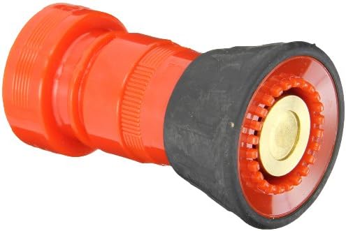 Dixon Valve & Coupling FNB150S Thermoplastic Fire Equipment, Fog Nozzle with Bumper, 1-1/2" SIPT (NPSH), Red by Unknown