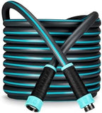 Hybrid Garden Water Hose 100 ft x 5/8”, Durable Heavy Duty Material, Kink-Free with Swivel Grips and Anodized Couplings, 700007 by New England Garden Tools by NewEnglandGardenTools