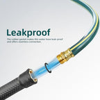 25 ft Heavy Duty Garden Hose 5/8”, Solution4Patio, Male to Female Fittings - Image 4