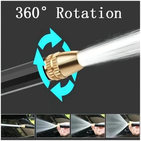 10M High Pressure Water Gun Household Wash Black Adjustable Nozzle Watering Pipe for Plant - Image 3