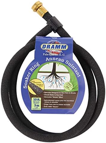 Dramm 17062 Ring Soaker Hose, 10 foot, Black by DRAMM