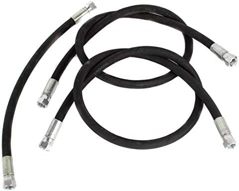 1/4x42 & 1/4x16 Heavy Duty Snow Plow Hose Set Kit Western 56616 56617 Fisher 56591 56592 - Image 2