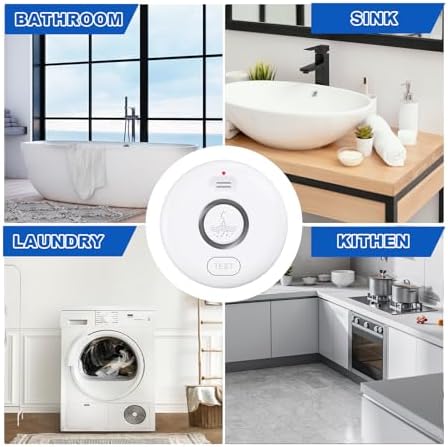 Smart Water Leak Detector for Home 5 Pack, Driping Leakage Flood Detectors - Image 3