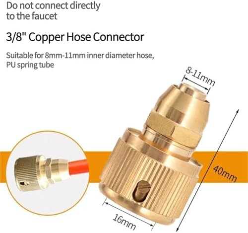 10Pcs Tap Quick Connector Garden Irrigation Coupling Adapter Drip Tubing Repair Fittings Watering Tool - Image 2