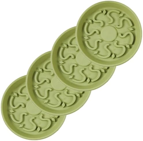 Thickened PP Resin Plant Saucers, Bottom Protrusion Design, Watering Tray by Unknown
