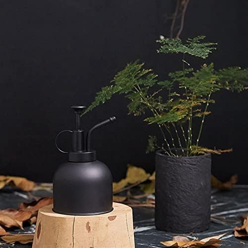 Watering Can Watering Can for Indoor Plants Mini Vintage Pot Copper Flower Bottle for Outdoor and House(Black) - Image 5