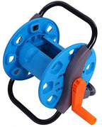 Portable Garden Hose Reel Cart, Heavy Duty Steel Frame and 10in Wheels, Freestanding Outdoor Water Pipe Storage Organizer for Lawn Yard Planting - Image 4