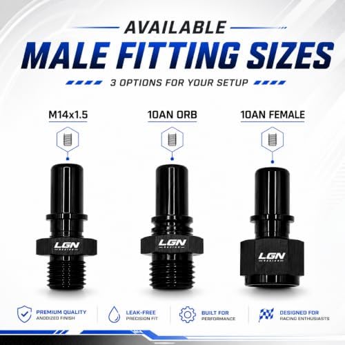 10AN 45 Degree Quick Release AN Fitting | Snap Lock Design | Swivel End Adapter | Designed For Racing | CPE Hose Compatible | Male End Sold Seperately - Image 4