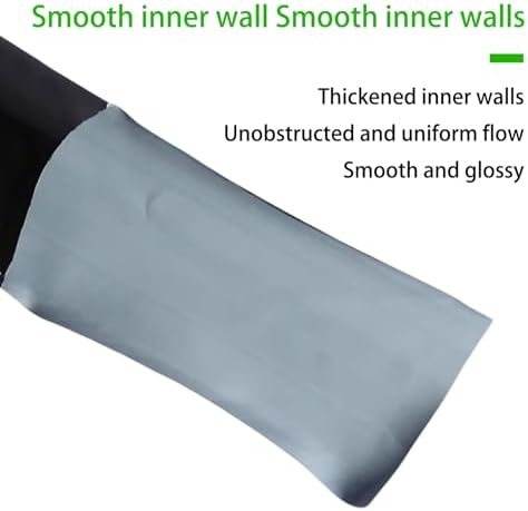 Flat Soaker Hose for Garden Beds, Linkable Consistent Drip Irrigation Hose Save 80% Water, Leakproof Heavy Duty Double Layer Sprinkler Hose 100m 4inches - Image 3