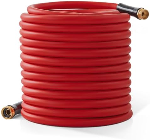Garden Hose 150ft x 5/8” Hot/Cold Water Hose, -50°F to 190°F, Red by BLENDLITETools