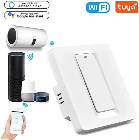 Matter Smart Water Heater Switch Press Key Works with Homekit& Alexa,App and Remote Control, Neutral line Needed,EU 40A - Image 2