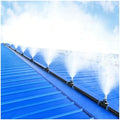 Water Mist Cooling Line Kit 32.8-656.2ft，Farm Irrigation Equipment for Garden & Warehouse，Modular Anti Drip Misting Nozzle Kit with Tubing & Connectors(2362.2"/196.9'/60m) by Unknown