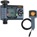 Melnor 65099-AMZ HydroLogic 1-Zone Digital Water Timer with Moisture Sensor Amazon Bundle, Timer & Moisture Set by Melnor