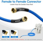 SPECILITE Female to Female Hot/Cold Garden Water Hose 10 ft x 5/8", Blue - Image 4