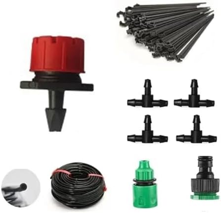 Garden Supplies 5-40M Drip Irrigation System Plant Watering Set Watering Kits Adjustable Drippers for Irrigation Micro Garden Watering System Irrigation Supplies(10 Meters) by Unknown