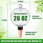 2 Pack 26 oz Extra Large Plant Self Watering Globes Top Fill - Image 3