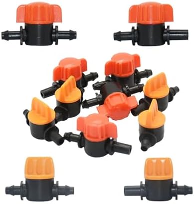 15-100pcs 1/4 Inch 4mm Barb Tap Hose Connector Valve 4/7mm Mini Garden Drip Irrigation System Pvc Fittings(C - 100pcs) - Image 7