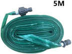 1set 3 Holes Linkable Soaker Drip Irrigation Hose 16mm Quick Connector UV Resistant Garden Watering Tube(5m) - Image 2