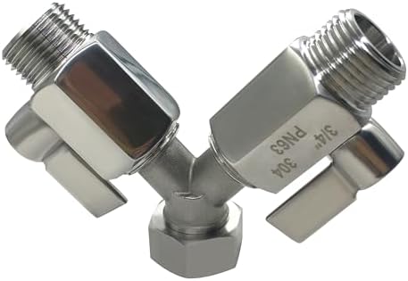 beduan Garden Hose Splitter Shut Off Ball Valve 2 Way Y Connect Heavy Duty - Image 4