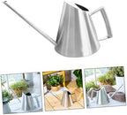Vintage Stainless Steel Watering Can 900ml for Indoor Plants - Image 2