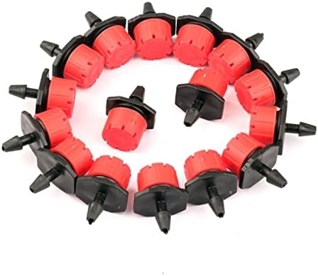 Garden Lawn Sprinkler Irrigation System 10/20/30/40 Pieces of Adjustable Micro-Flow Dripper, 8-Hole, Spray Red, Drip Nozzle(30pcs) - Image 3