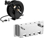 FIXFANS High Pressure Washer Hose Reel for Water/Air/Oil, Pressure Washer Gun Holder by FIXFANS