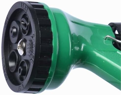 Coil Garden Hose Watering Tool with 5 Pattern Sprayer Nozzle - Image 6