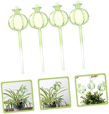 Cactus Shape Glass Watering Globe 4pcs Automatic Hydration - Image 6