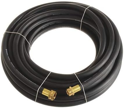 Garden Hose,1/2" ID x 100 ft,Black by ContinentalBattery
