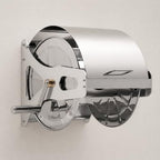 Wall-Mounted Hose Reel with Crank Stainless Hose Reel for Household Outdoor Water Tasks, Car Washing, L - Image 3