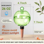 EX-Large Plant Watering Globes, 26oz Plastic Top Fill Self Watering Globes - Image 2