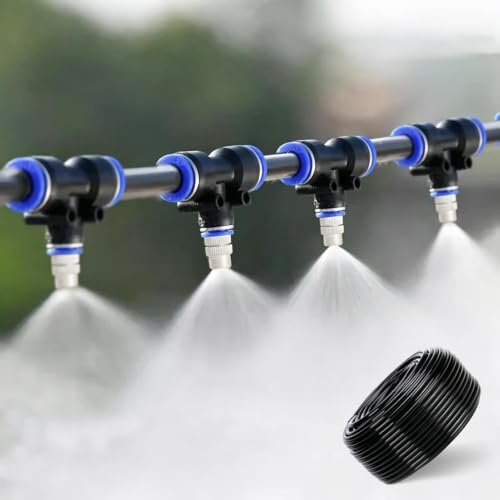 Outside 5/16" Tubing Garden Irrigation System, Misting System Kit for Porch by Unknown