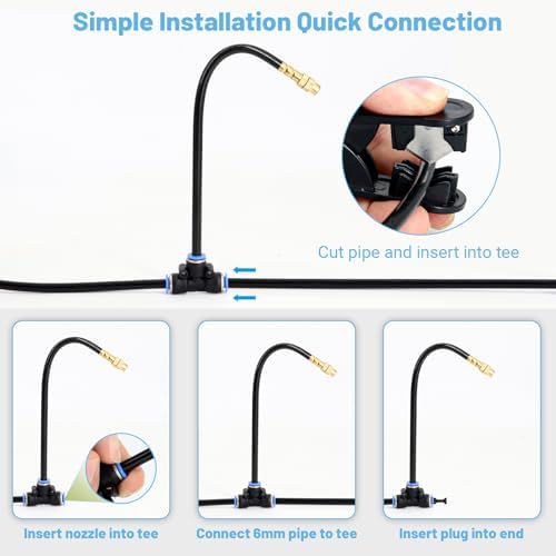 Thiswing 100FT 360° Adjustable Irrigation System with Water Timer - Image 7