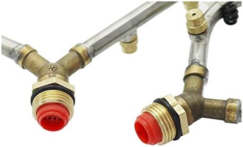 Garden Lawn Sprinkler Irrigation System M14*1.5MM Adjustable Ring Atomizing Nozzle 1/2 Inch External Thread Filter Garden Agricultural Irrigation Mist Cooling Nozzle (Color : 7 Nozzle and fi - Image 5