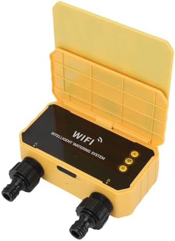 Hose Timer 2 Zone, Smart Solar Sprinkler Timer Automatic Irrigation Controller with Rain Sensing, Garden Hose Watering System for Lawns Yard - Image 6