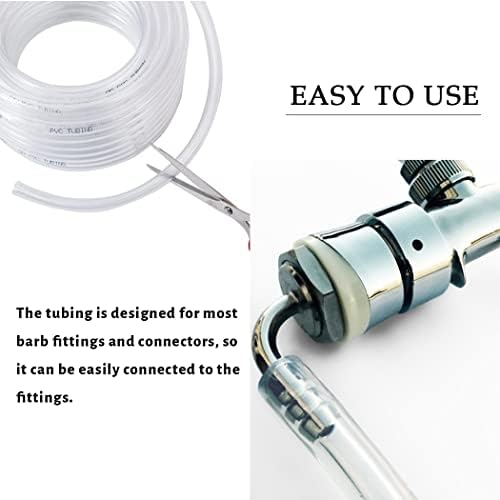 DAVCO 3/4" ID x 100ft Clear Vinyl Tubing, Low Pressure Flexible PVC Tubing, Heavy Duty UV Chemical Resistant Lightweight Plastic Vinyl Hose, BPA Free and Non Toxic - Image 5