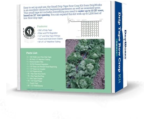 Dripworks Drip Tape Irrigation Kit for Watering Row Crops in Farms - Waters Upto 10 20' Rows | Agricultural Grade Components | Trusted Brand Since 1991 - Image 6
