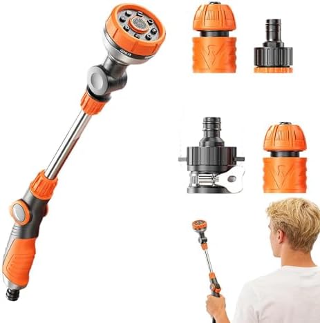 Car Wash Nozzle for Hose 8 Patterns Sprinkler Attachment - Image 5