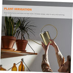 Watering Can with Long Spout 2000ml Stainless Steel Golden - Image 6