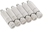 50pcs/pack Misting Nozzles, Brass Replacement Heads for Outdoor Cooling System, High Pressure Atomizing Sprayer with Filter for Patio Lawn, 10/24 UNC(Silver,0.1mm) - Image 3