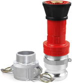 NOVINO Fire Hose Nozzle 1-1/2 inch NPSH Heavy-Duty 1.5" Fire Hose Nozzle - Image 2