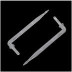 Garden Drip Irrigation System Accessories 500 Pieces of 4/7 Mm Hose Interface Bend Bend Drip Irrigation Arrow Garden Micro Drip Irrigation System Drip Emitter Watering to Root Dripper - Image 3