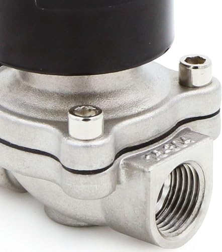 U.S. Solid 1/2" Stainless Steel Electric Solenoid Valve 110VAC Normally Closed Air Water(Pack of 20) - Image 5