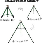 Biswing Impact Sprinkler Head on Tripod Base, Heavy Duty Lawn Sprinklers, 360 Degree Large Area Irrigation, Metal Sprinkler Nozzle & Solid Alloy Metal Extension Legs Flip Locks, 1 Pack - Image 4