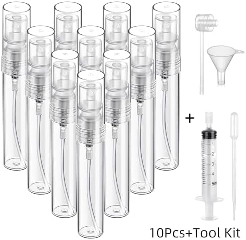 40Pcs Mini Perfume Sample Bottles Glass Small Spray Fine Mist Travel Refillable - Image 6